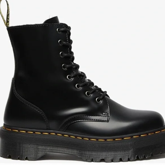 Dr. Martens Jadon leather platform boots - Picture 3 of 6